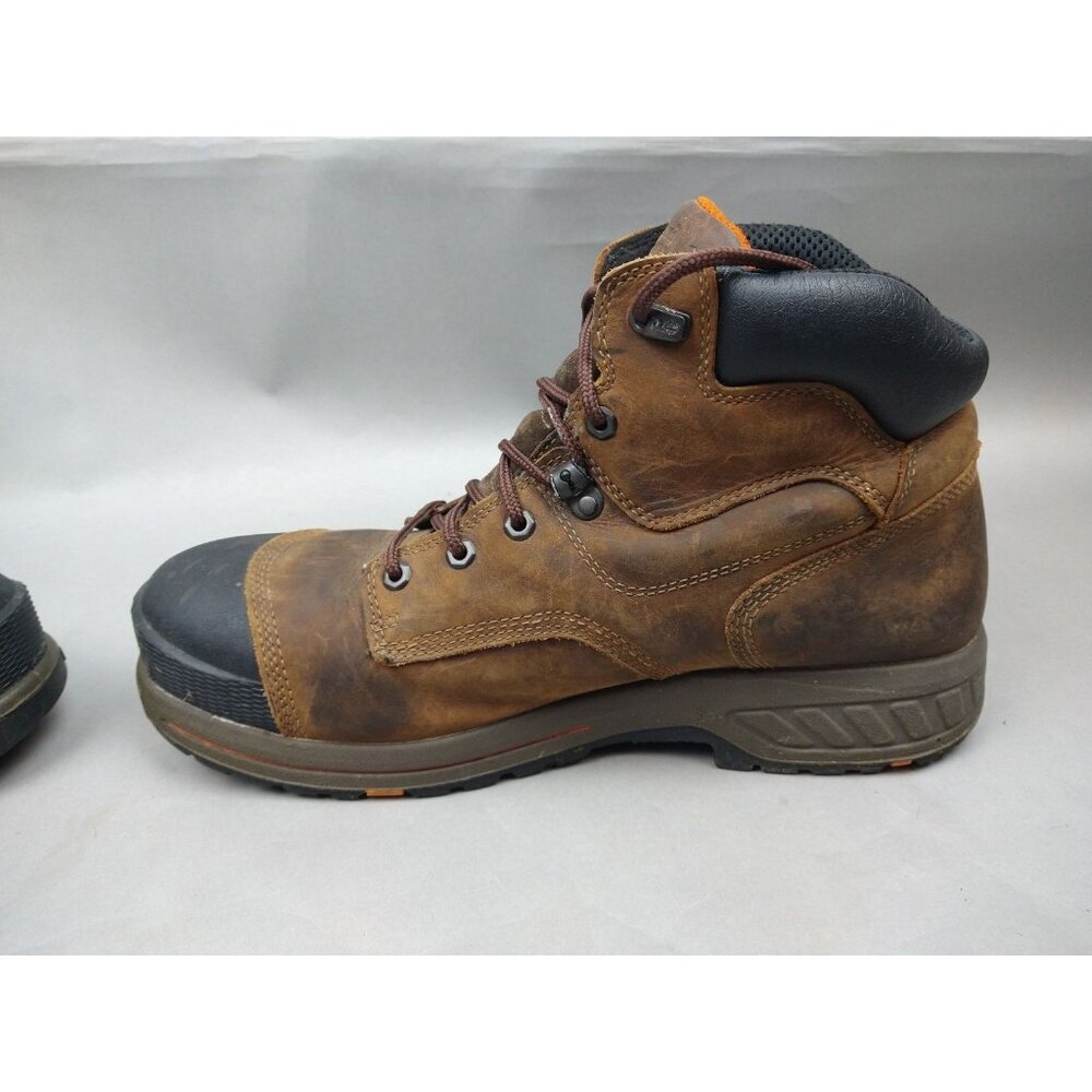 Timberland Pro Mens Helix HD 6” Comp Toe Waterproof Boot Brown Size 14W - Picture 10 of 15